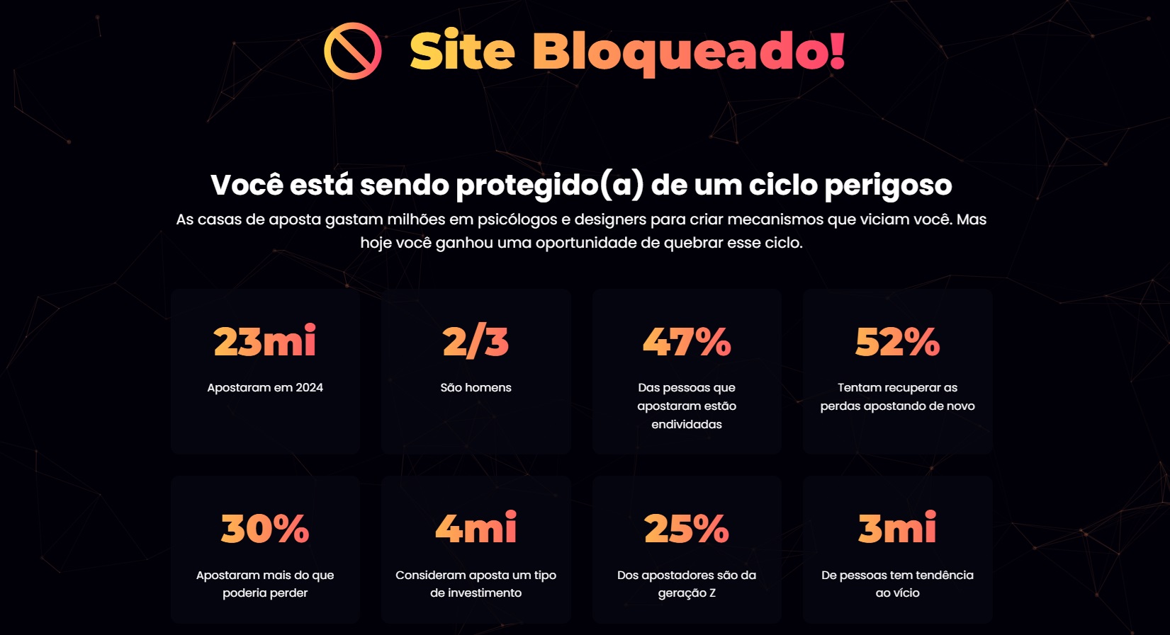 Extensão Chega de Apostas