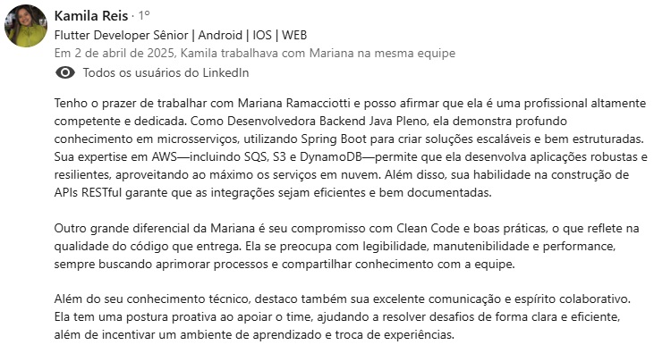 Recomendação 4