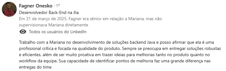 Recomendação 7